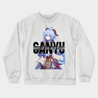 GANYU: born of ice and frost Genshin Impact Crewneck Sweatshirt